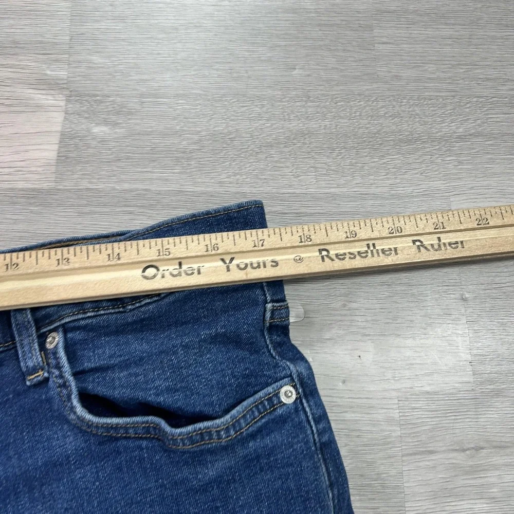 Calvin Klein Jeans Mens 36x30 Blue Regular Straight Cotton Denim Med Wash Pants